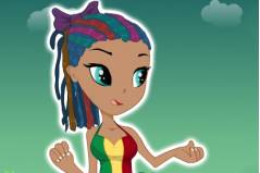 Прическа для Растафарианки - Rasta Girl Hairstyles